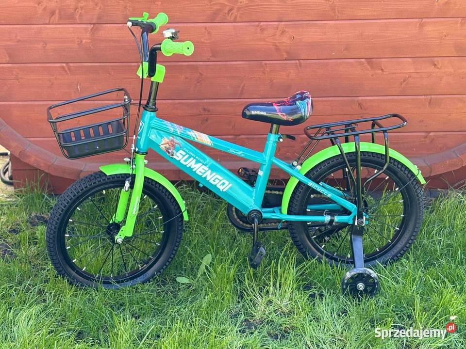 Rowerek 16 zielony Zgorzelec sprzedam