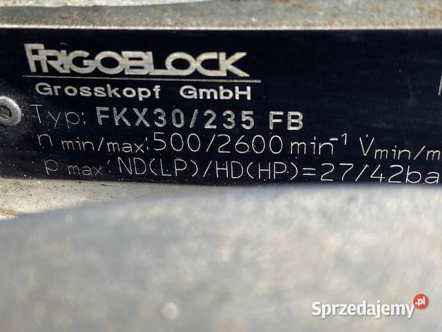 KOMPRESOR FRIGOBLOCK FK13 SPRĘŻARKA THERMO KING Maszewo