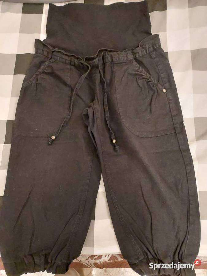 Spodnie ciążowe 3 pary HM Bandia 38 poduszka Łomża