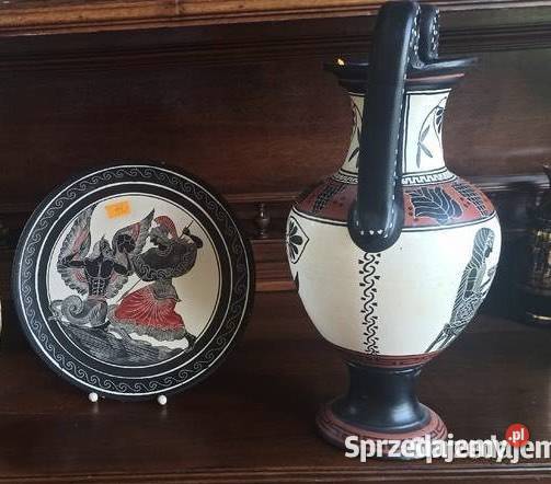 Patera Dekoracja grecka ręcznie zdobiona pomorskie Gdańsk