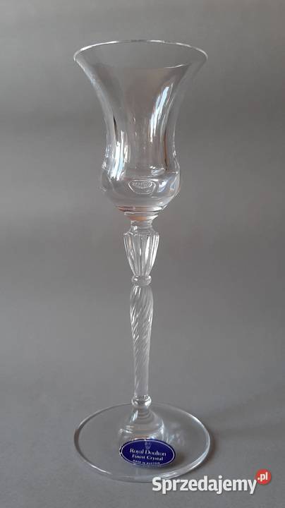 Świecznik kryształowy Royal Doulton Łuków