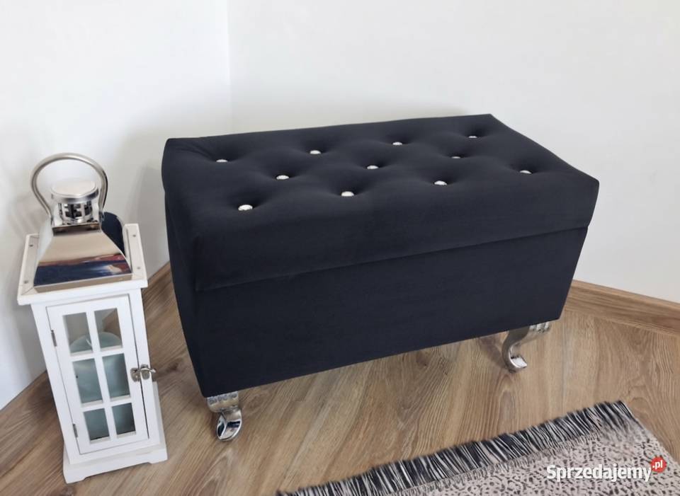 Pufa tapicerowana 60x30 otwierana glamour do Stronie sprzedam