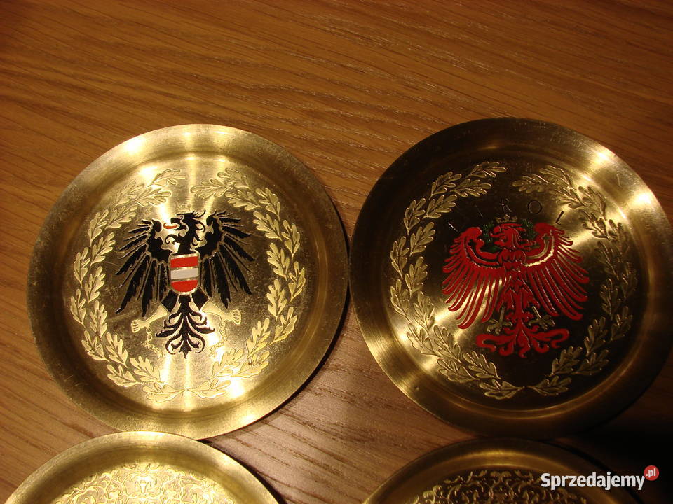 WDK austriackie mosiężne podkładki Pruszcz Gdański