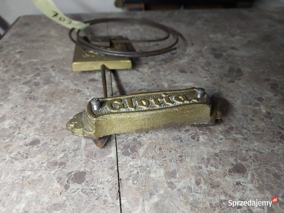 702 Gong spiralny starego zegara ściennego Gb Tczew