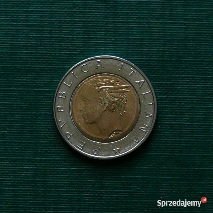 WŁOCHY500 lirów 1994r 500 rocznica urodzinLuca Gliwice sprzedam