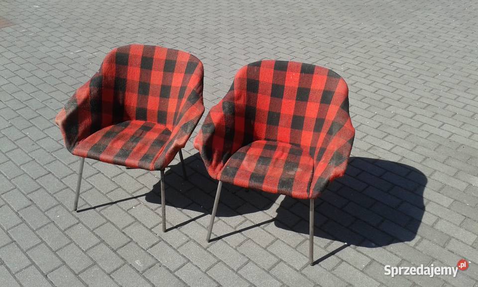 Fotel muszelka PRL Ewa Famed Zadziele design pomorskie