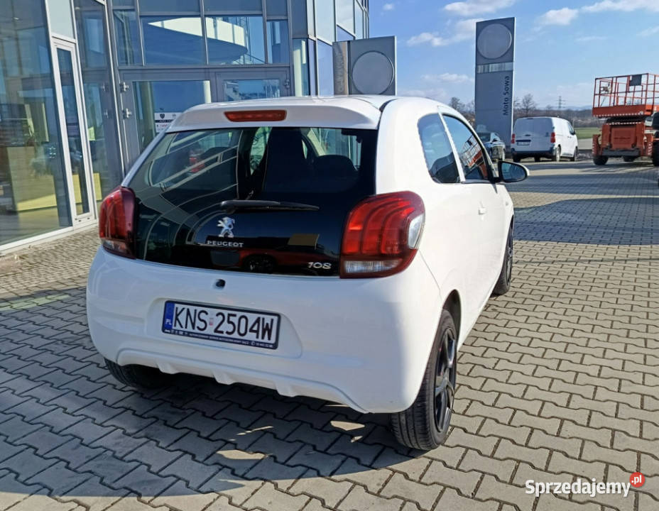 Peugeot 108 10 VTI 69 serwisowany ASO faktura wspomaganie kierownicy Nowy Sącz