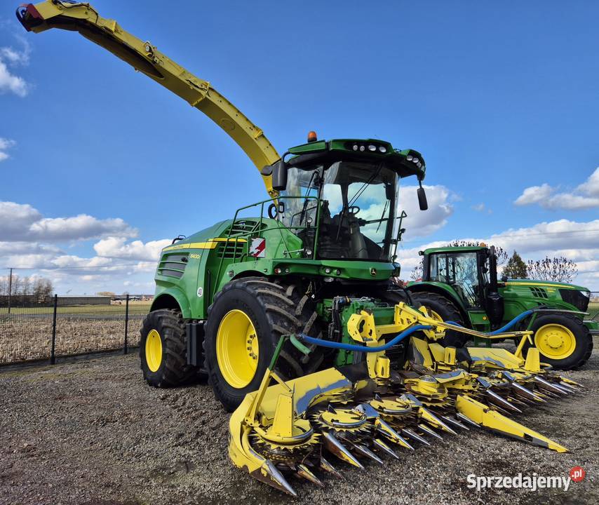 John Deere 8400i Kemper Plus 360 podbieracz639 40km/h sieczkarnia z Niemiec