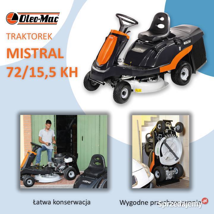 OLEO MAC Mistral 72125 Traktorek Ogrodowy