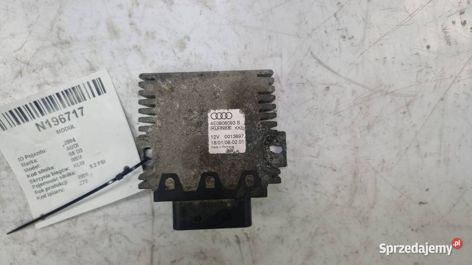 MODUŁ AUDI S8 D3 4E0906093B Lipno
