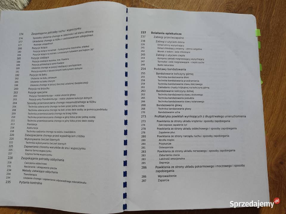 Podręcznik Opiekun Medyczny Czynności podlaskie Filipów sprzedam