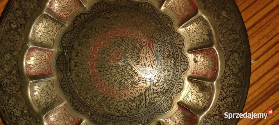 Talerz mosiężny Antyki Antyki, Sztuka, Kolekcje Płock