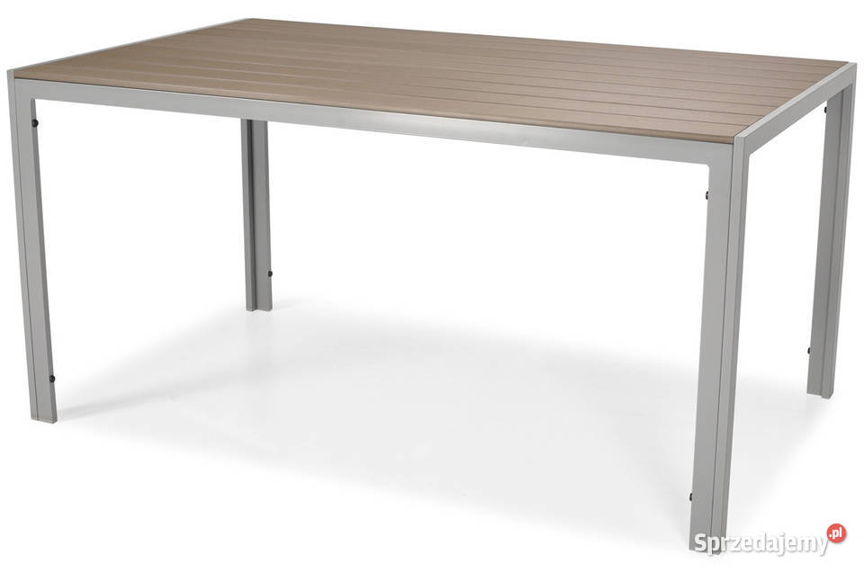Stół ogrodowy aluminiowy MODENA 150 Srebrny Złoczew