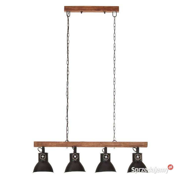 vidaXL Industrialna lampa sufitowa czarna E27 Warszawa