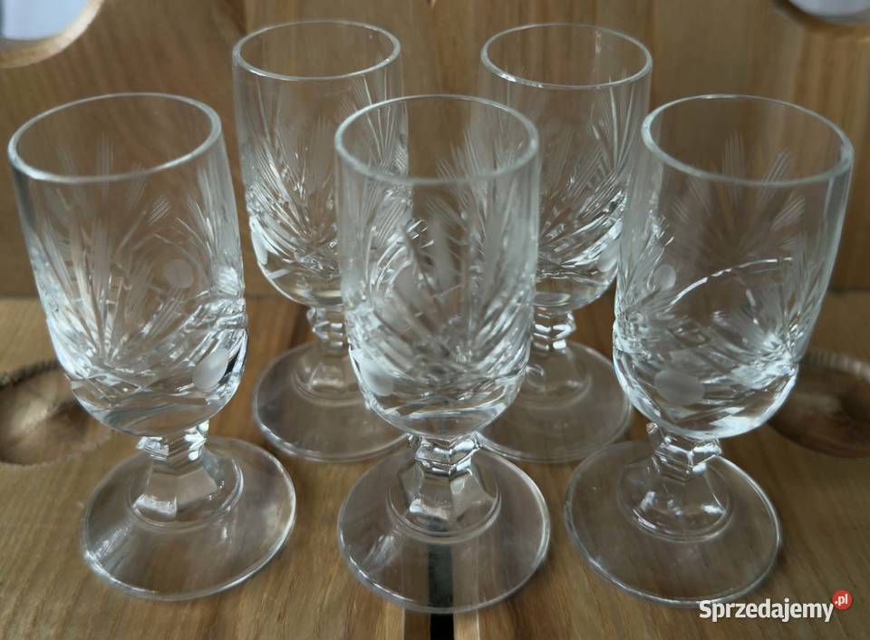 Kryształowe Kieliszki PRL 12 małopolskie Bukowina Tatrzańska