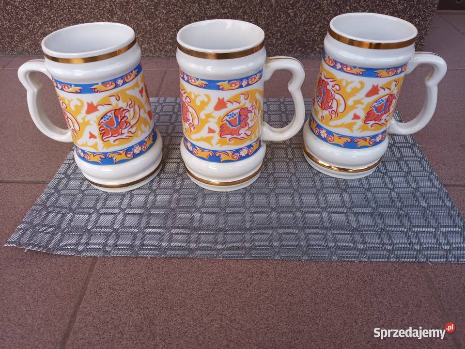 Kufel kolorowy vintage Bogucice 3