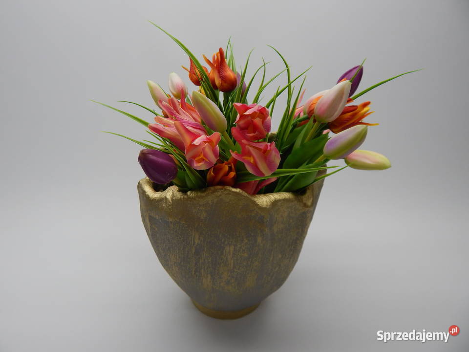 Donica Betonowa 22 Szara Złota Grabina