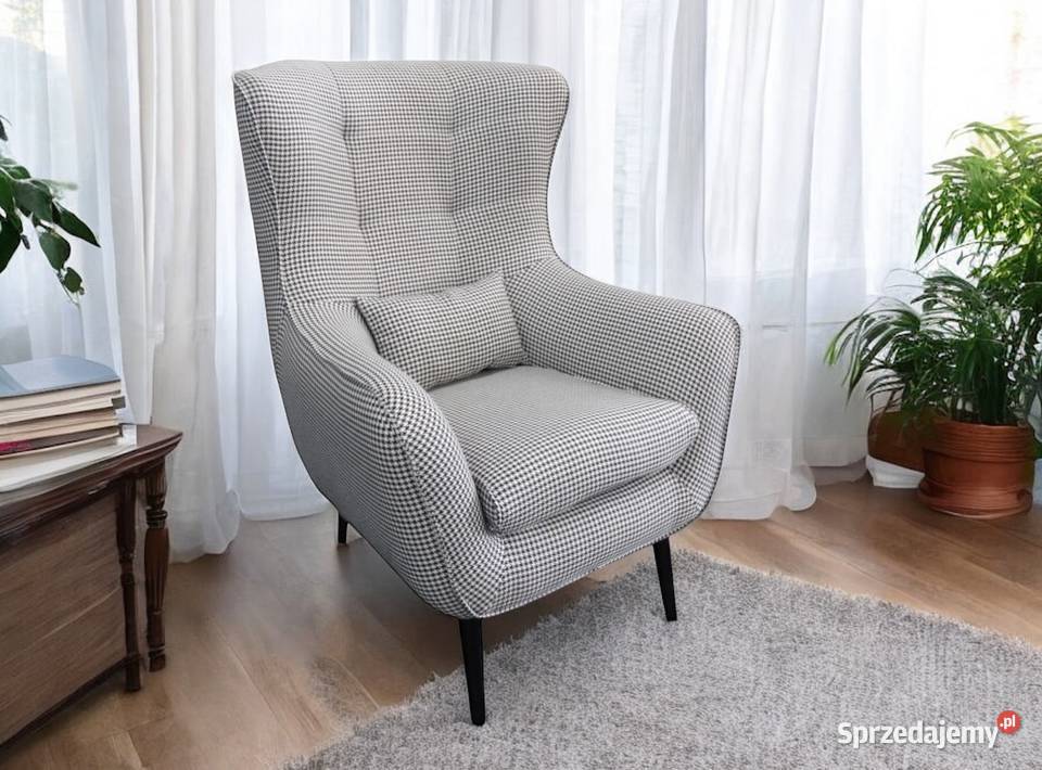 Fotel Lord Wzorzysty Pepitka Dostawa 0 Dom i Ogród Tarchały Małe