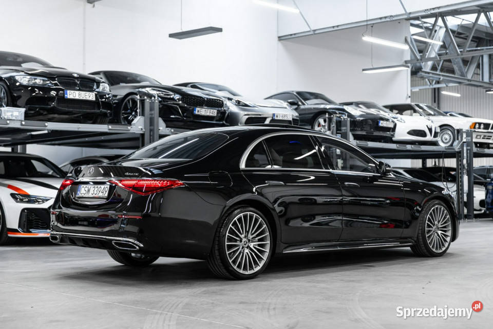 Mercedes S 450 d 4Matic Long Skrętna oś Webasto