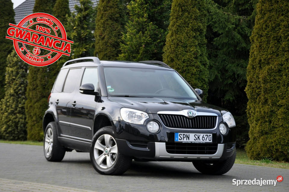 koda Yeti 20TDI1404x4DSGKlimatyzacjaRelingWelurI ASR (kontrola trakcji)
