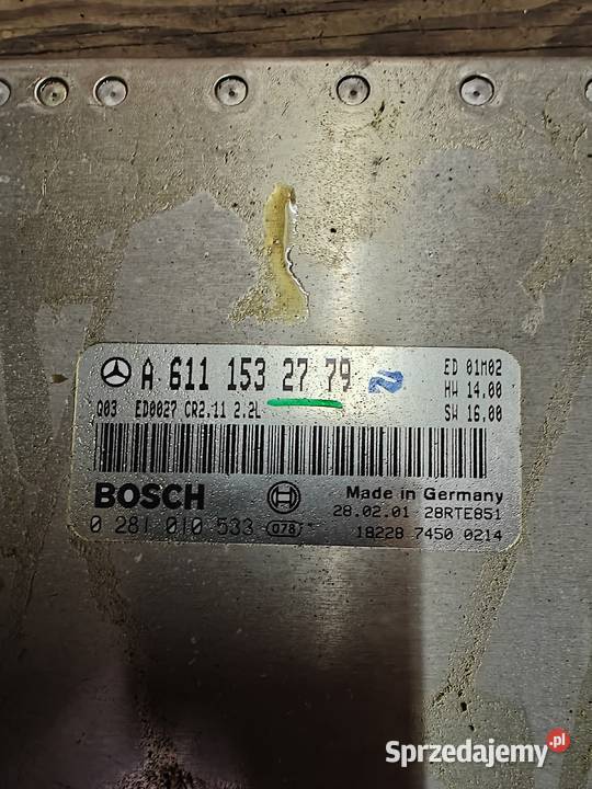 Komputer silnika Mercedes w210 22 diesel A 661 mazowieckie Łagów