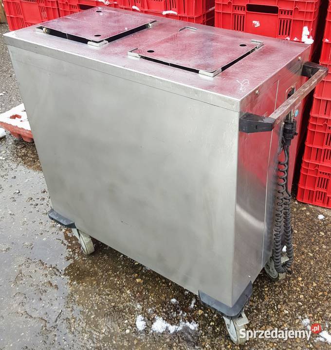 Wózek do podgrzewania talerzy na dwa stosy 1800W Myszków