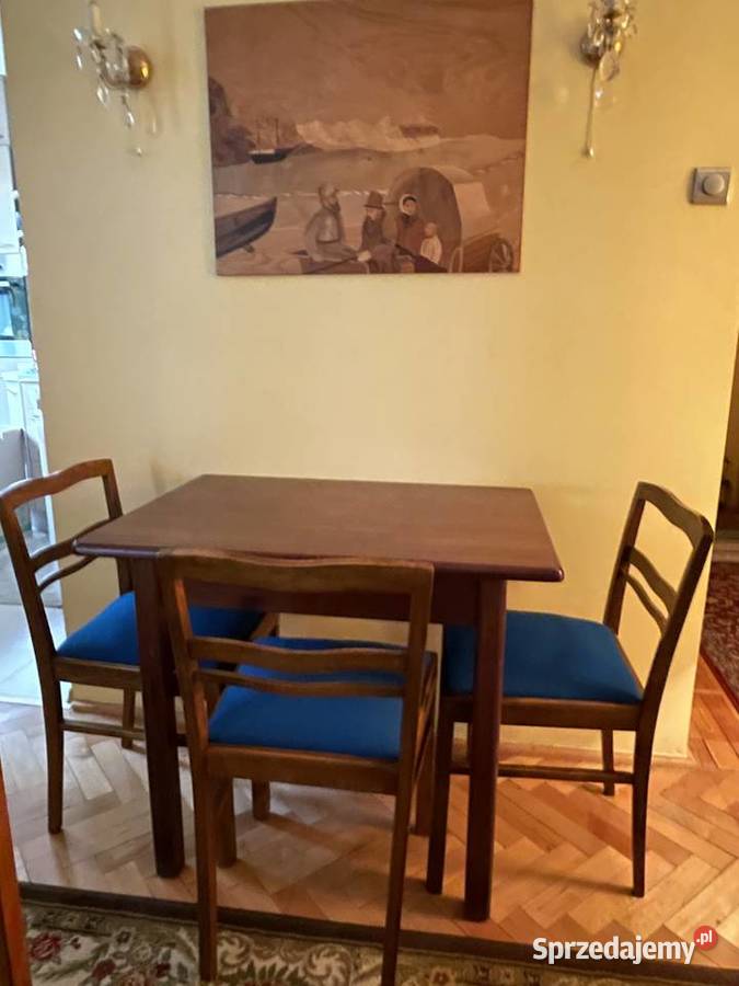 Unikatowy stół jadalniany z orzechowego drewna 4 Toruń