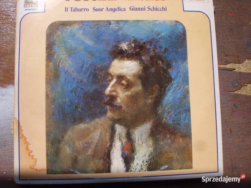 Klasyka LP PUCCINI TRITTICOIL TABARO 1973 Wołów