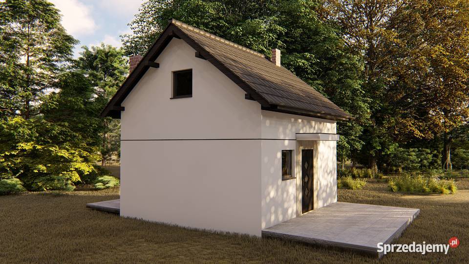 Projekt domu ZG111c na zgłoszenie bez pozwolenia Sosnowiec