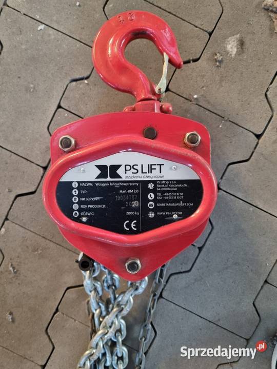 Sprzedam wciągnik łańcuchowy ręczny łódzkie