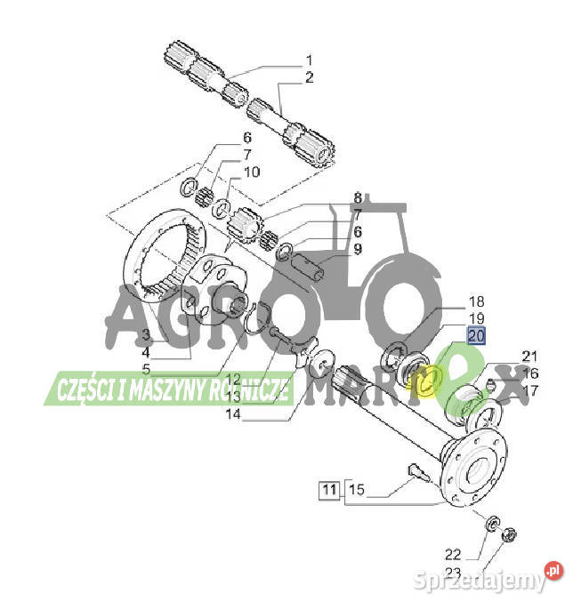 5162403 USZCZELKA 82x105x12 CNH Wichrów