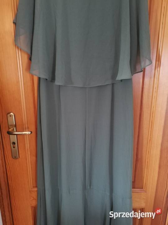Zielona wyjściowa imprezowa sukienka wyższej śląskie Kuźnia Raciborska sprzedam
