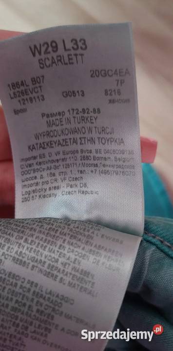 Spodnie jeansowe 36S Lee Katowice sprzedam