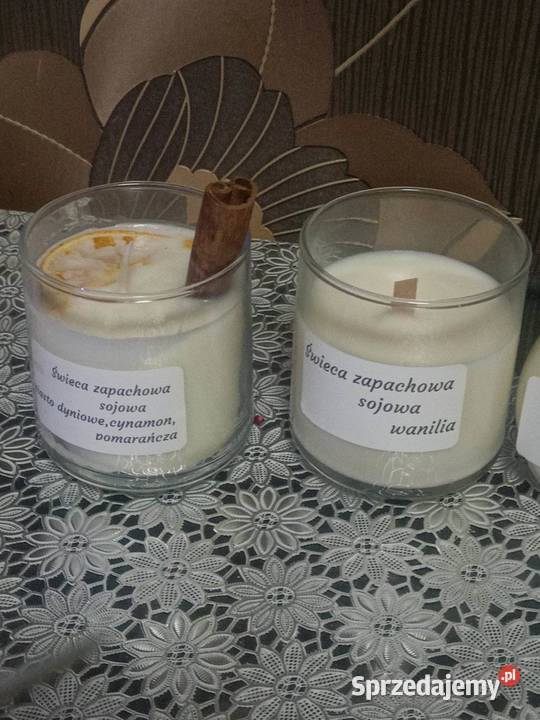 Świeca zapachowa sojowa 100 ekologiczna 200ml wielkopolskie Kąkolewo sprzedam