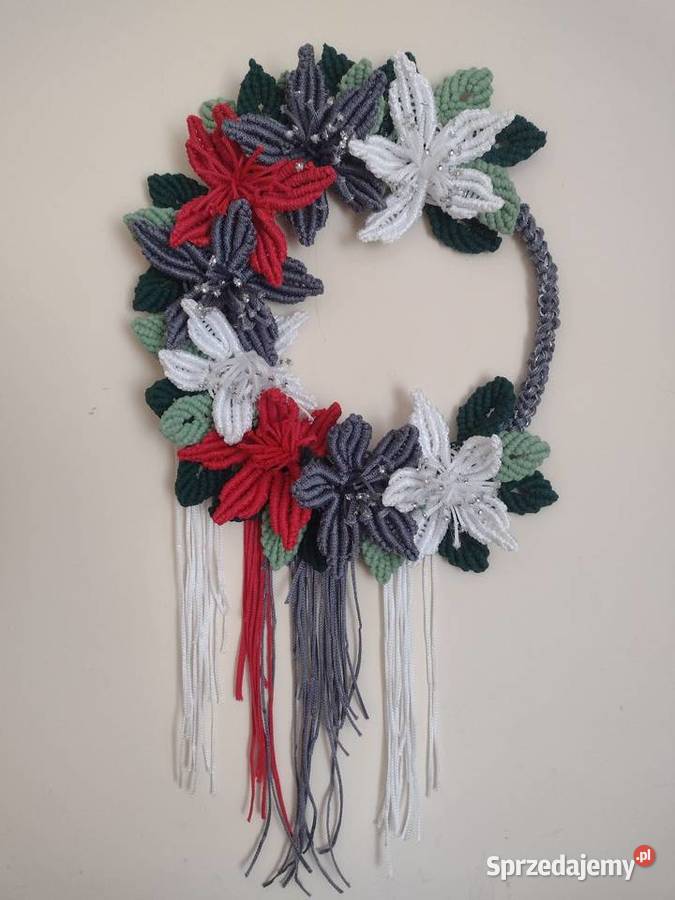 Wieniec dekoracja makrama śląskie Myszków