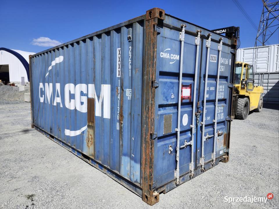 Kontener morski magazynowy 20DV 6 metrów warmińsko-mazurskie Olsztyn