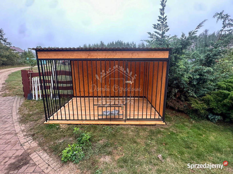 Kojec Psa 3x25m Miski obrotowe Drewniana podłoga Wrocław sprzedam