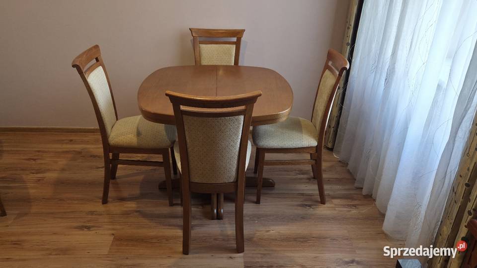 Stół z 6 krzesłami 75cm Stoły z krzesłami Płock sprzedam