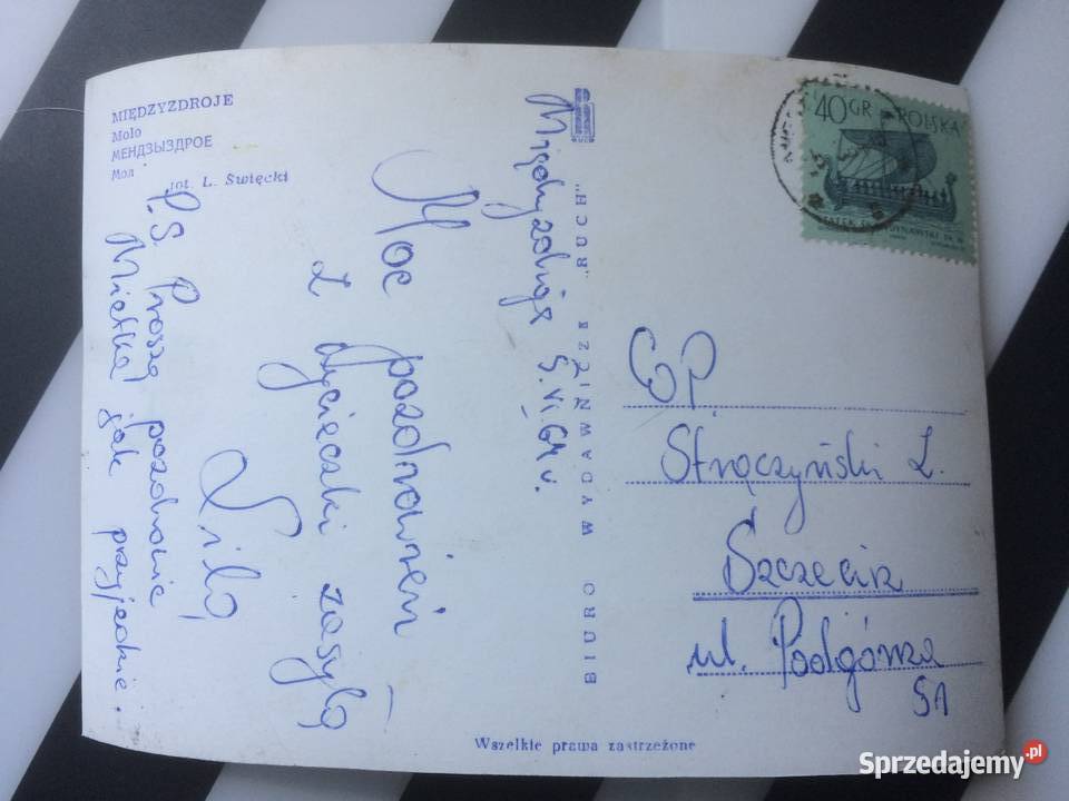 1089 Widokówka Międzyzdroje Pocztówki i karty telefoniczne Szczecin sprzedam