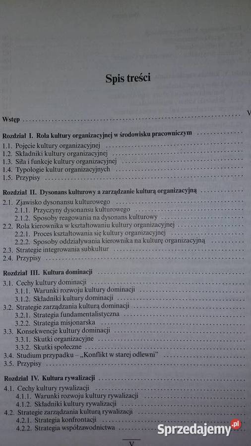 Kultura Organizacyjna książki zawodowe biznes Warszawa