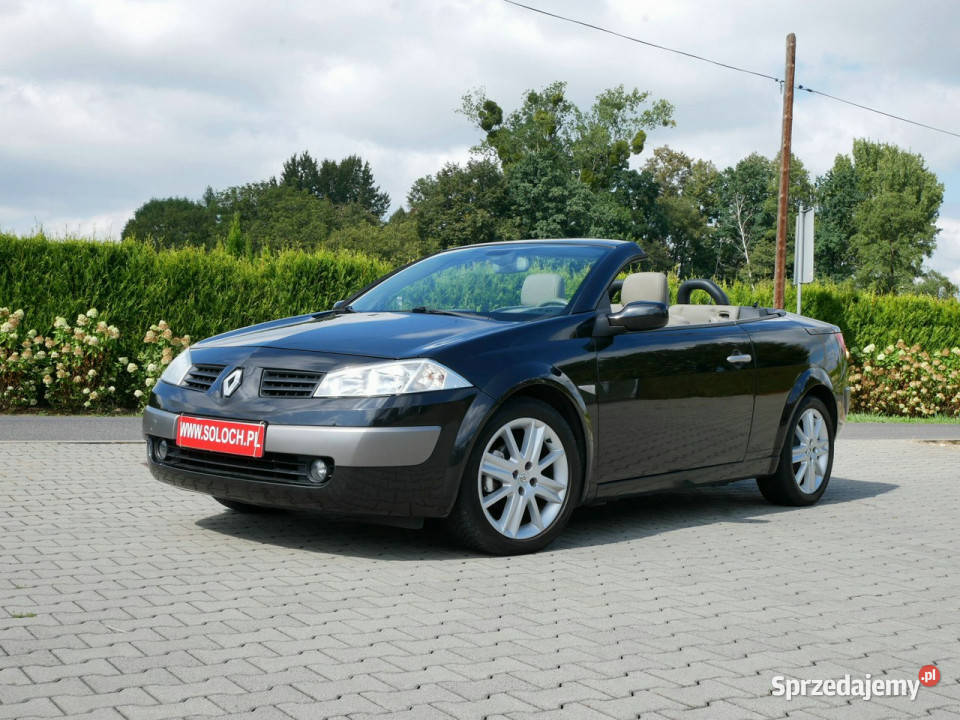 Renault Megane CC 20 16V 135 kabriolet cabrio czarny Goczałkowice-Zdrój