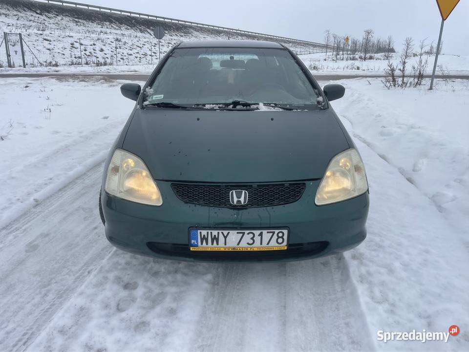 Honda Civic 14Benzyna 90 Klima Zdrowa 2003r Rutki-Kossaki sprzedam
