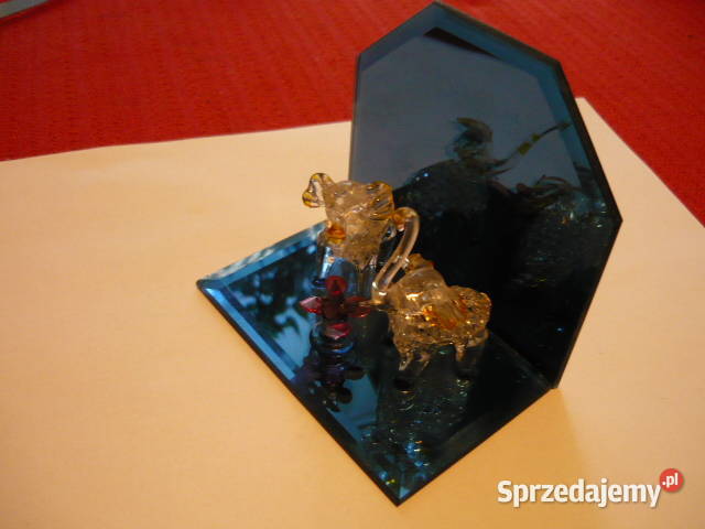 Słoniki szczęścia na szkle Pozostałe Myszków