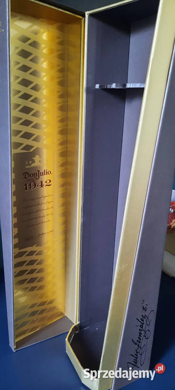 Pudełko Tequila Don Julio Anejo 1942 edycja Warszawa