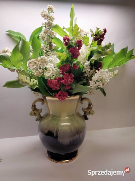 Wazon ceramika szkliwienie naciekowe unikat Gniezno sprzedam