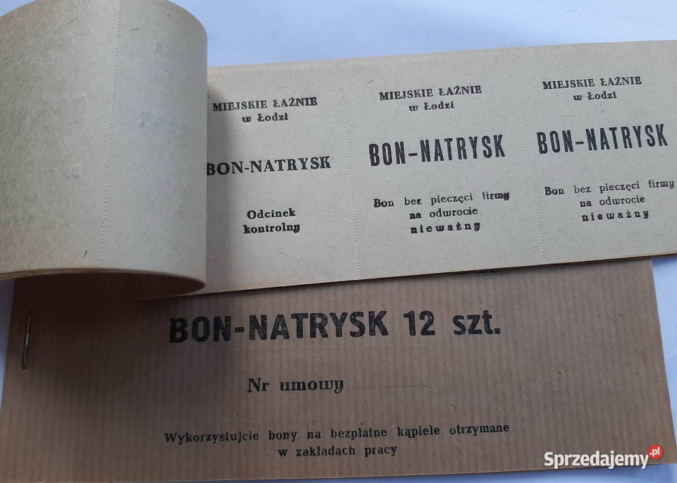 BONY na kąpanie Miejskie Łaźnie ŁÓDŹ BLOCZKI Łódź