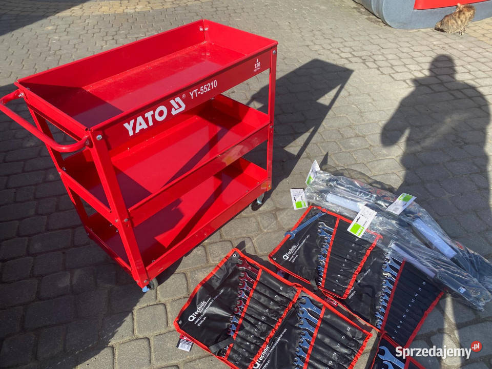 Zestaw NOWYCH narzędzi WÓZEK warsztatowy YATO 4 Ruda sprzedam