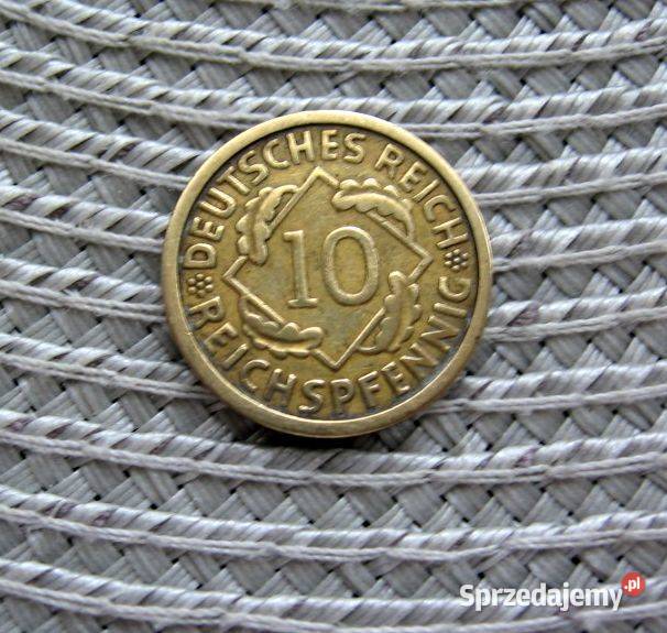 Niemcy 10 Reichspfennig 1924r J Kalisz