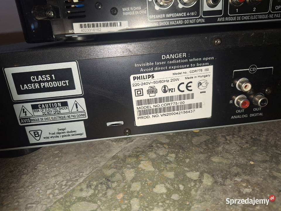 Denon amplituner Sony BluRay Philips podwójna sprzedam