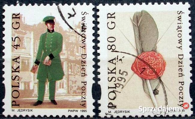 Znaczki polskie 1995 34133414 z błędem B1 Leźnica Wielka-Osiedle